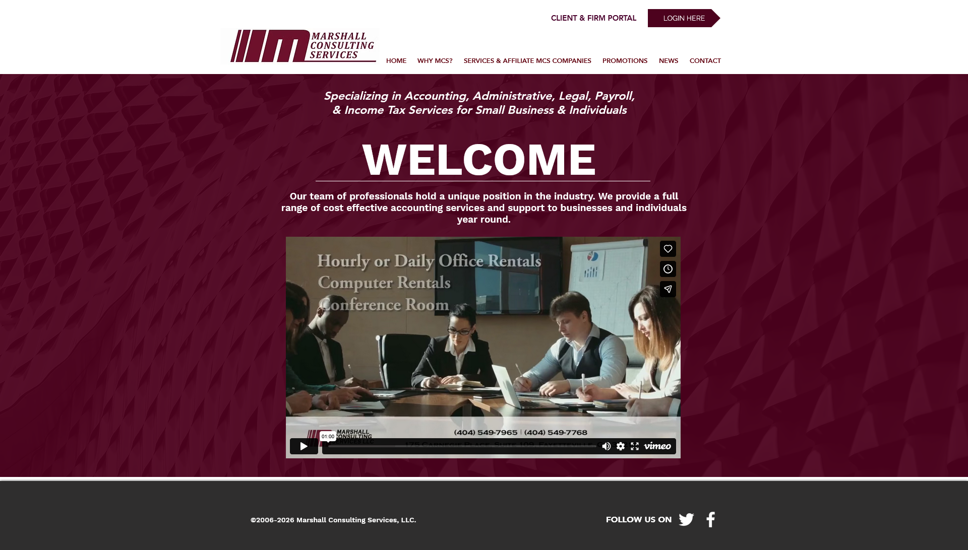 Marshall Consulting Services LLC Website Designed by Darya Talia